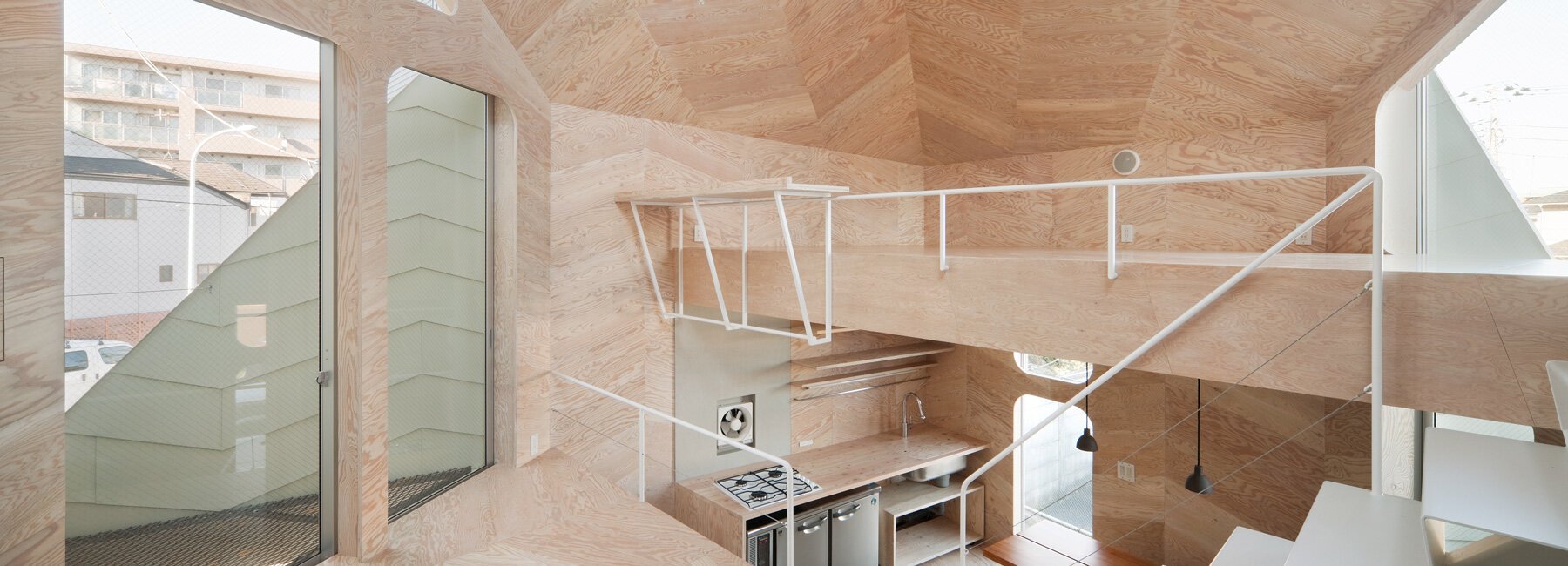 yoshinori-sakano-architects-Plywood Interiors and Design